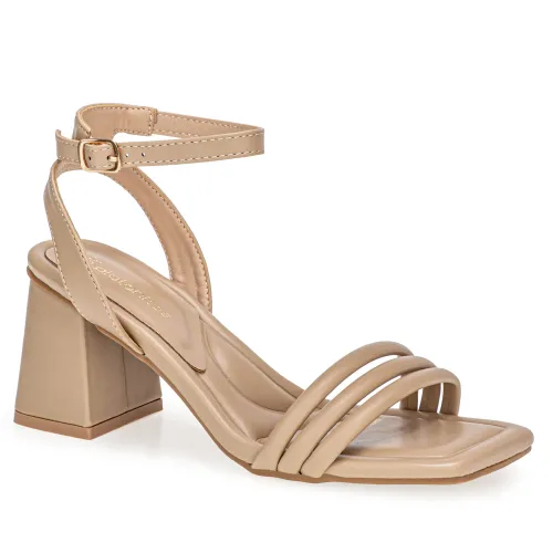 Platanitos Beige de Mujer modelo Sandalia Dama Sv Yang pieles sintéticos mujer 2025052216284349437 Sintético Sintético